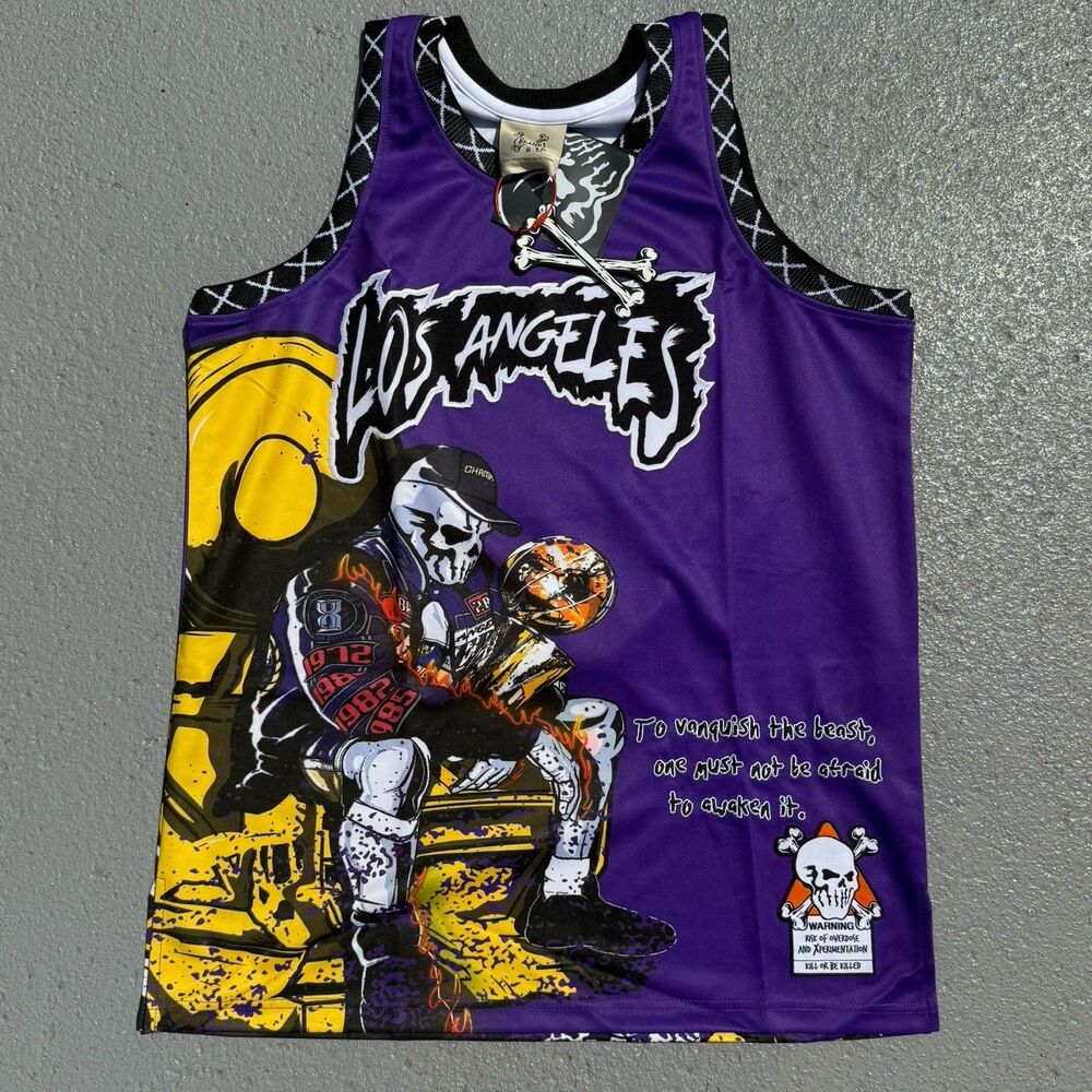 Men's NBA Los Angeles Lakers Kobe Bryant Jersey Brand X Purple Size Medium